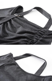 IO Cotton Off-Shoulder Long-Sleeve Shirt