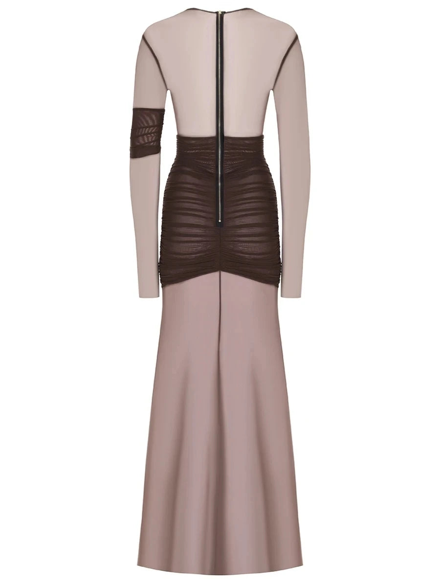 HIK Semi-Sheer Bodycon Dress