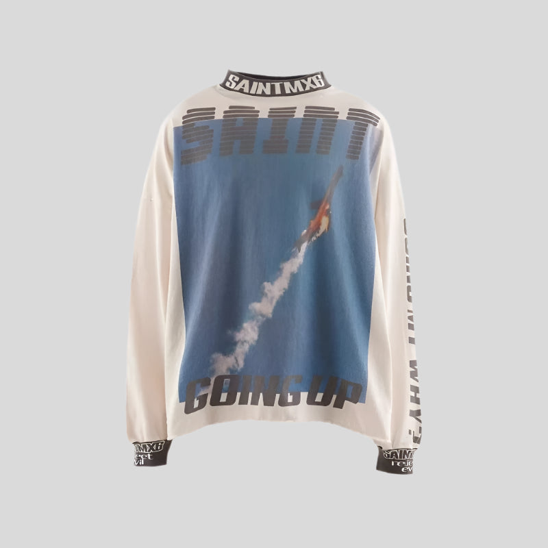 חולצה עם הדפס ושרוול ארוך UNISEX