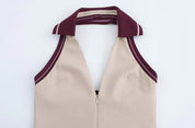 UU College Halter Mini Dress