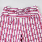 מכנס פסים וורוד דגם PINK