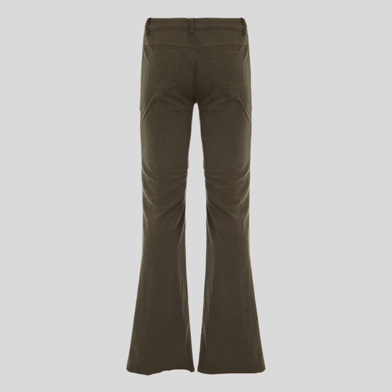 HJ Low-Rise Brown Flares