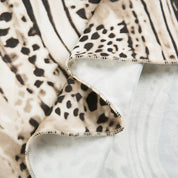 חצאית מדי מנומרת וינטג' דגם J