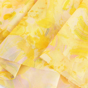 Yellow Fringe Mini Dress U