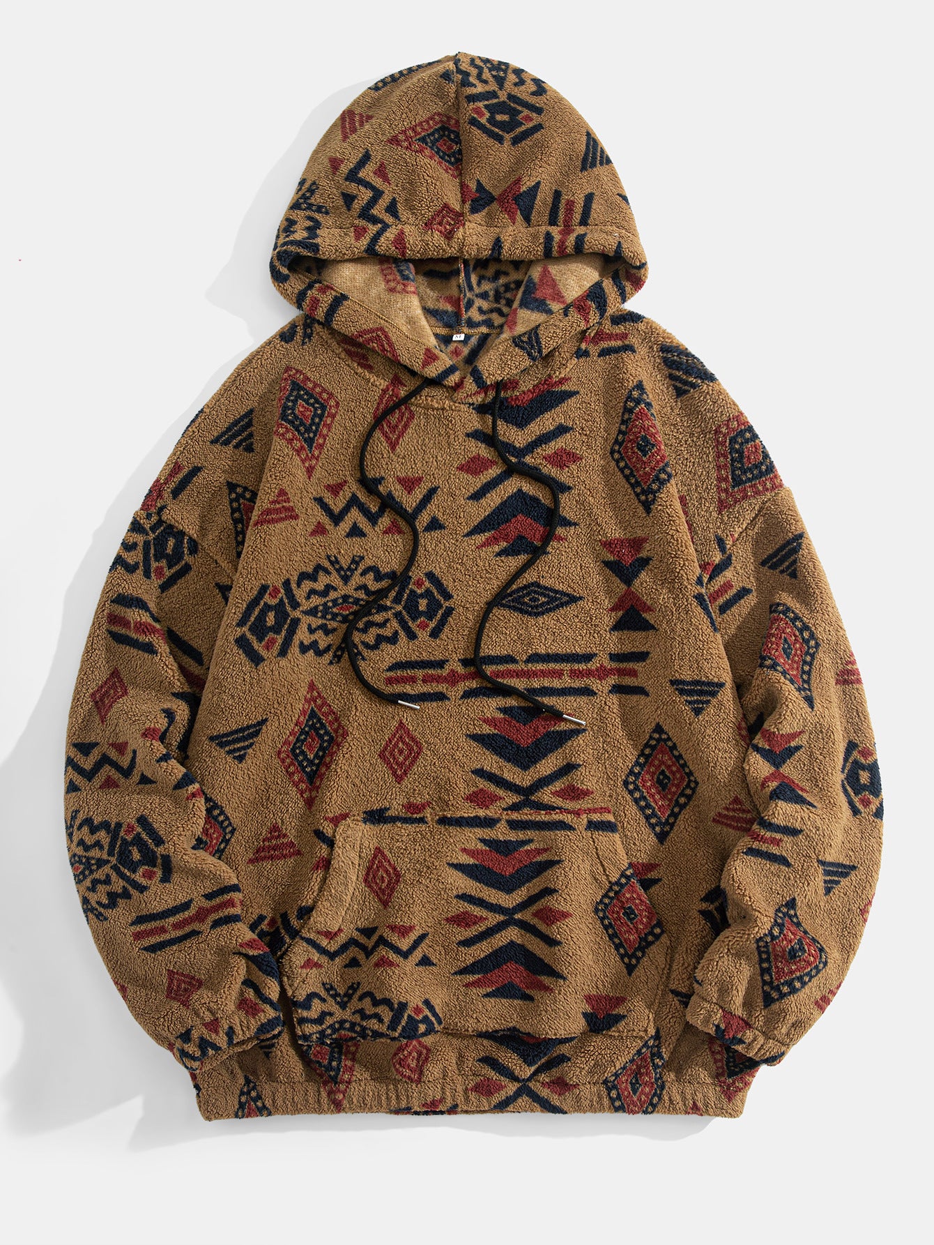 Geometric Warm Hoodie