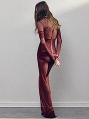 HIK Semi-Sheer Bodycon Dress