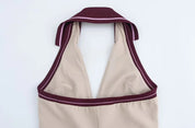 UU College Halter Mini Dress