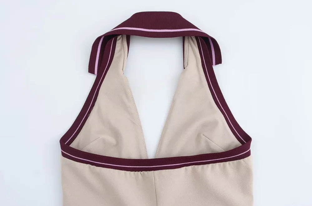 UU College Halter Mini Dress