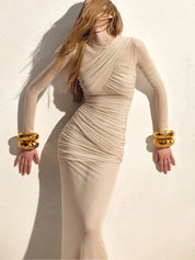 HIK Semi-Sheer Bodycon Dress