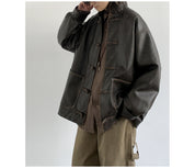 ג'קט עור וינטג' דגם JEO