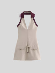 UU College Halter Mini Dress