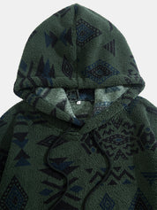 Geometric Warm Hoodie