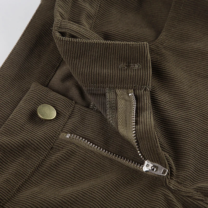 HJ Low-Rise Brown Flares