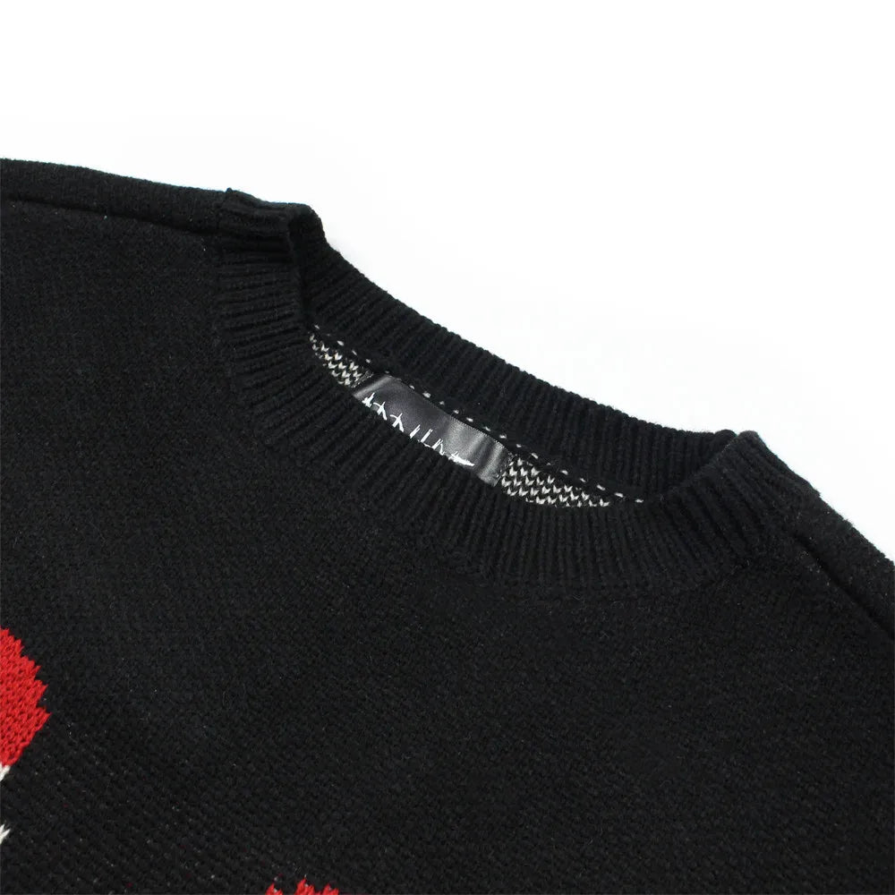 G Skeleton-Heart Sweater