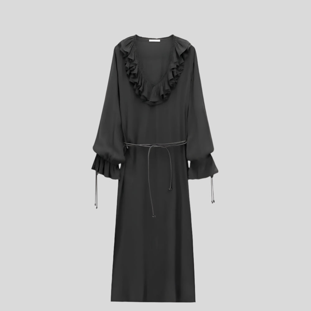 HI Rustic Long-Sleeve Dress