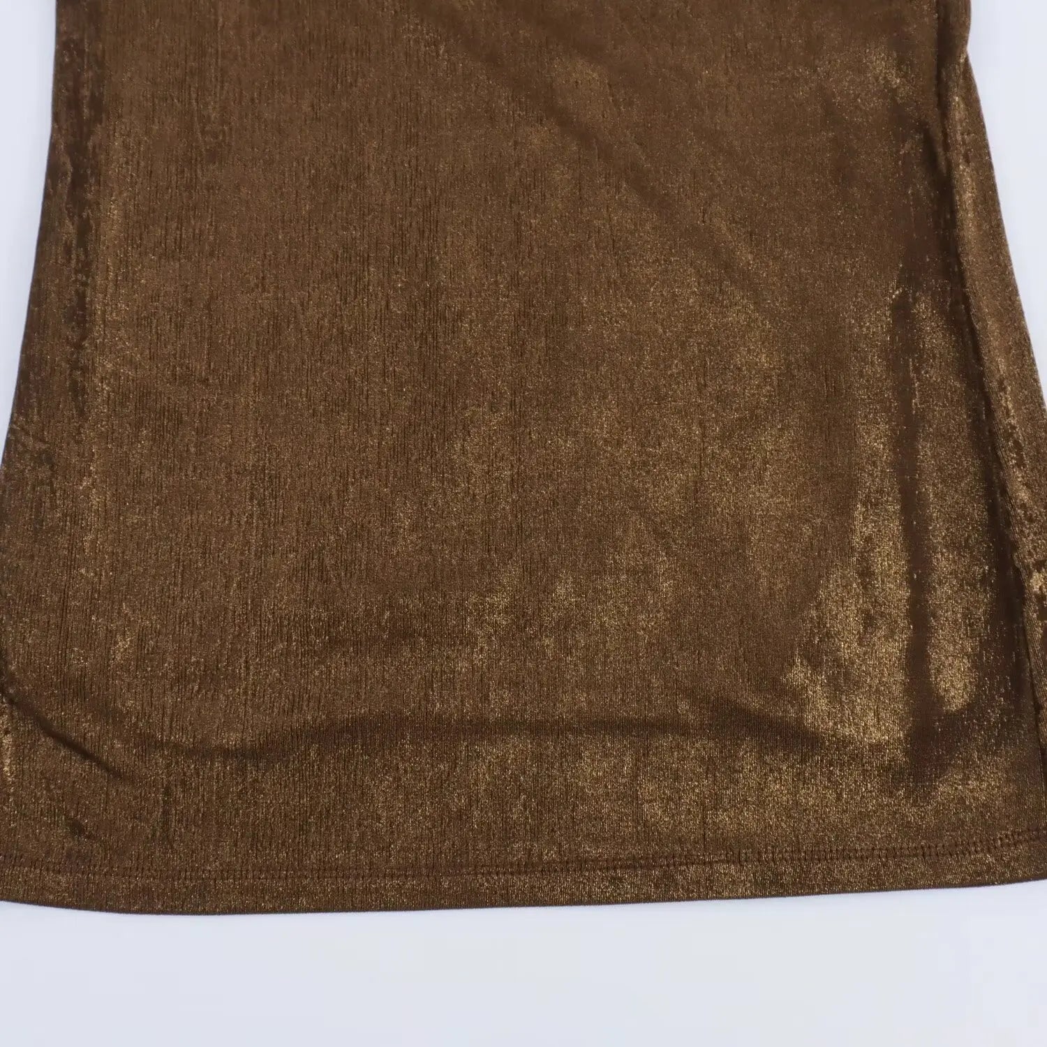 SIP Brown Halter Evening Dress
