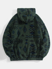 Geometric Warm Hoodie
