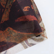 JI Floral Long-Sleeve Dress