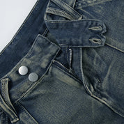 YOM Wide-Leg Low Jeans