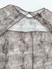 KIK Cut-Out Sheer Top