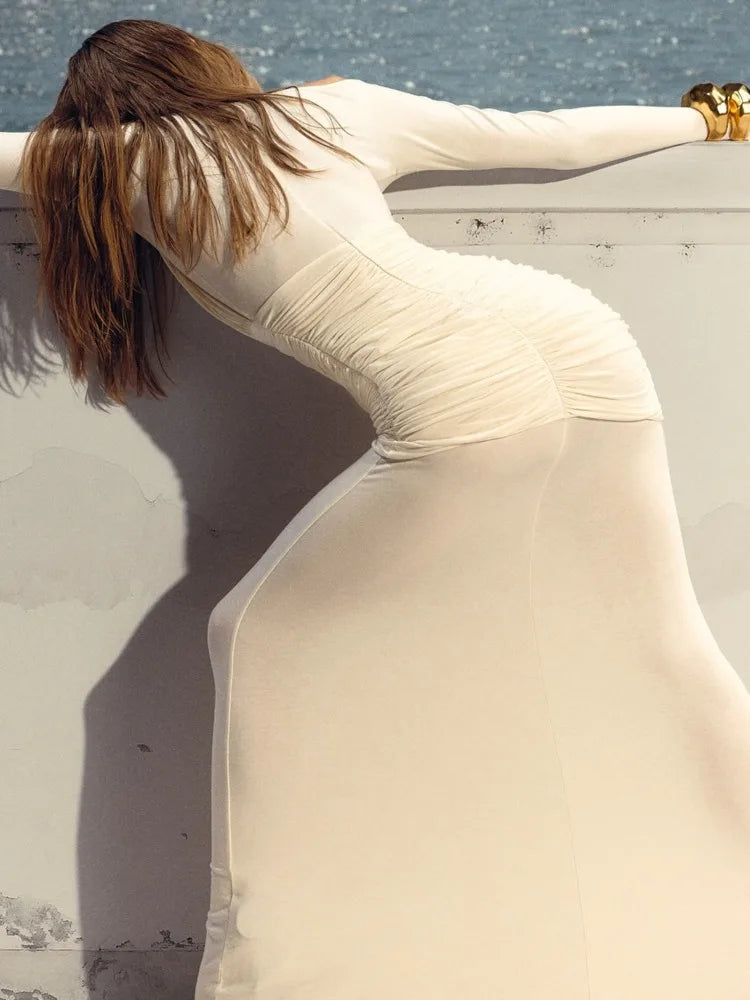 HIK Semi-Sheer Bodycon Dress