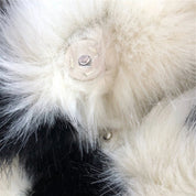 White Fur Heart Coat