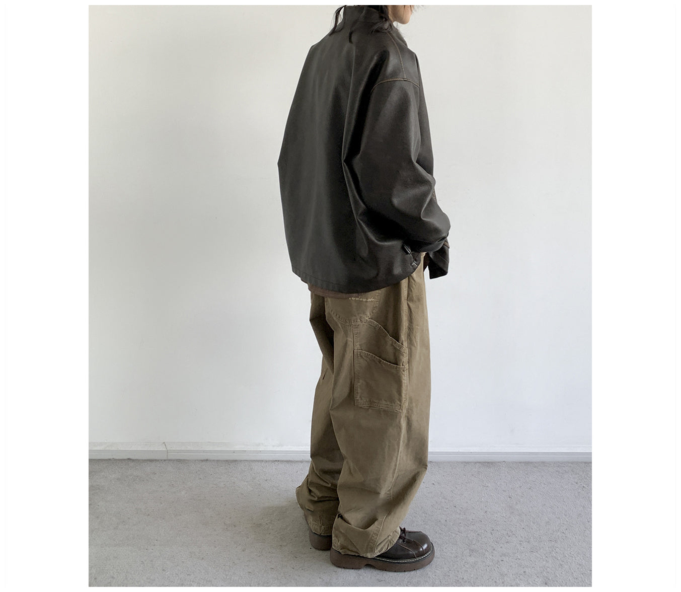 ג'קט עור וינטג' דגם JEO