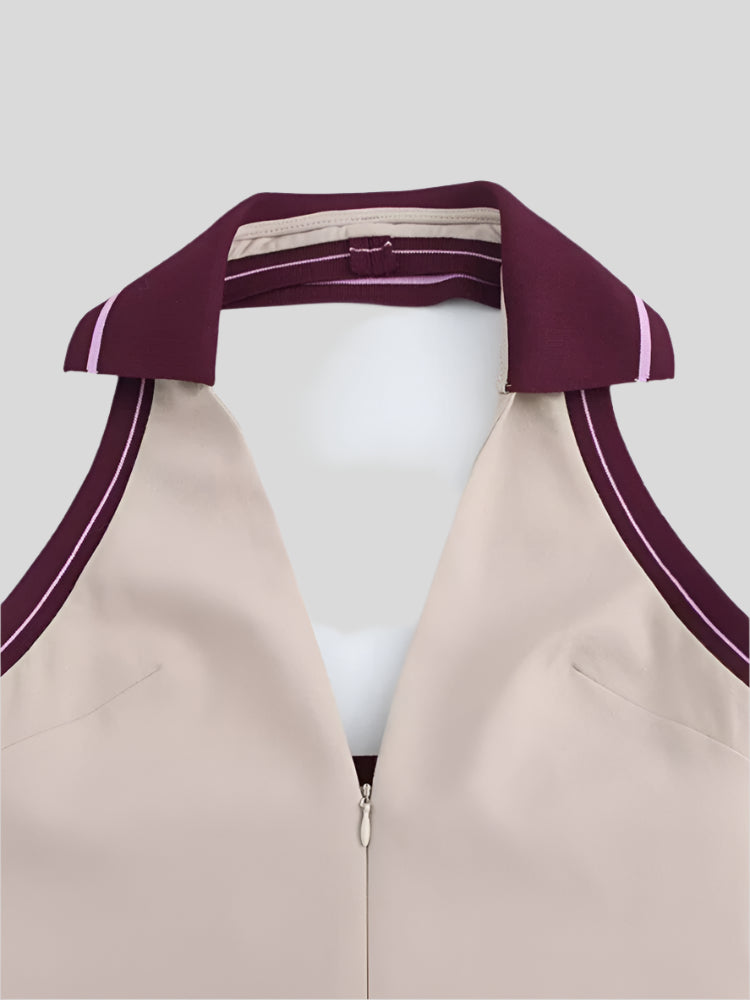 UU College Halter Mini Dress