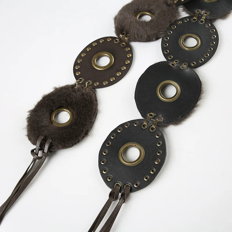 Fur Waist Strap