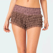 HIO Lace-Trim Shorts