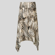 חצאית מדי מנומרת וינטג' דגם J