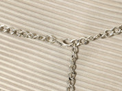 Fringed Mini Dress with Chain