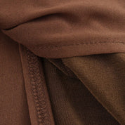 SIP Brown Halter Evening Dress