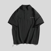 JUX Mandarin-Collar Shirt