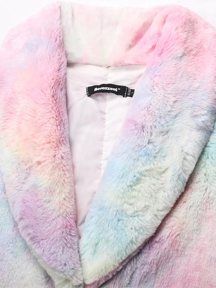 FLOW Colorful Fur Coat