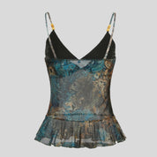 Tank top with beads