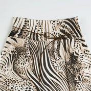 חצאית מדי מנומרת וינטג' דגם J