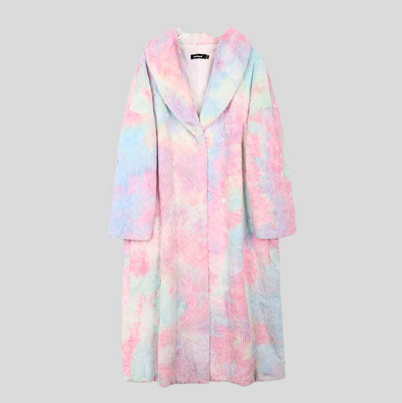 FLOW Colorful Fur Coat