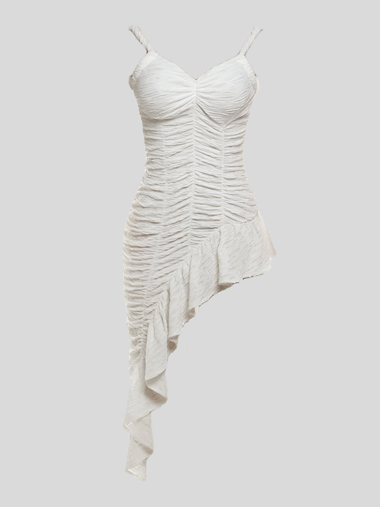 Jenifer White Asymmetric Dress