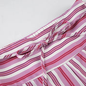 מכנס פסים וורוד דגם PINK