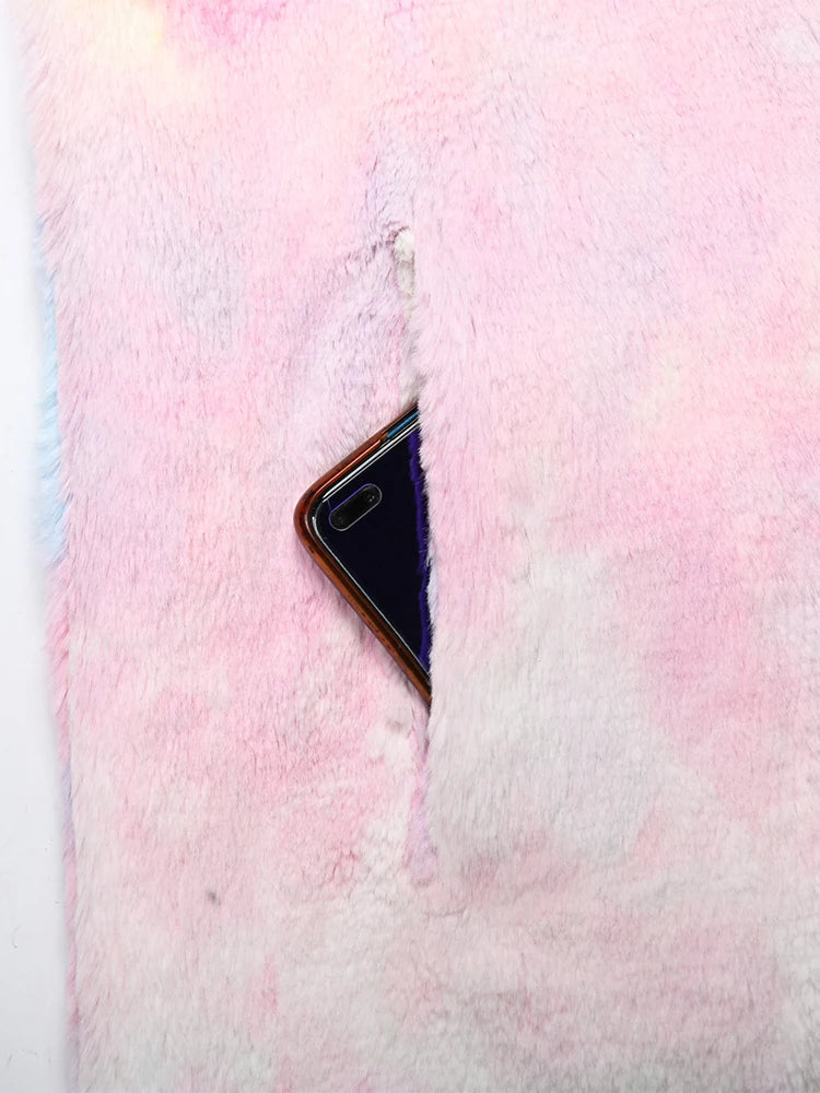 FLOW Colorful Fur Coat