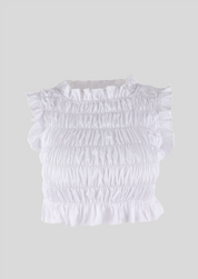 Rustic Ruched Blouse