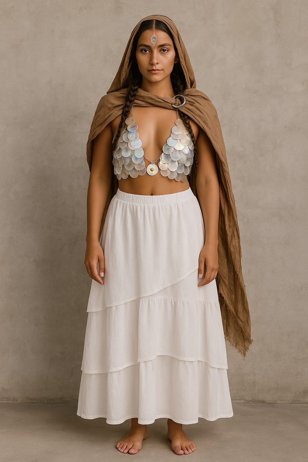 Sparkling Pearl Beaded Top- Festival