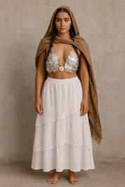Sparkling Pearl Beaded Top- Festival