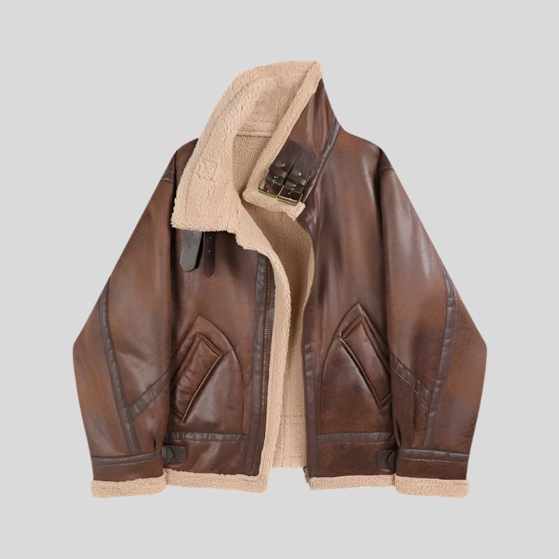 Jim Fur-Lined Leather Jacket