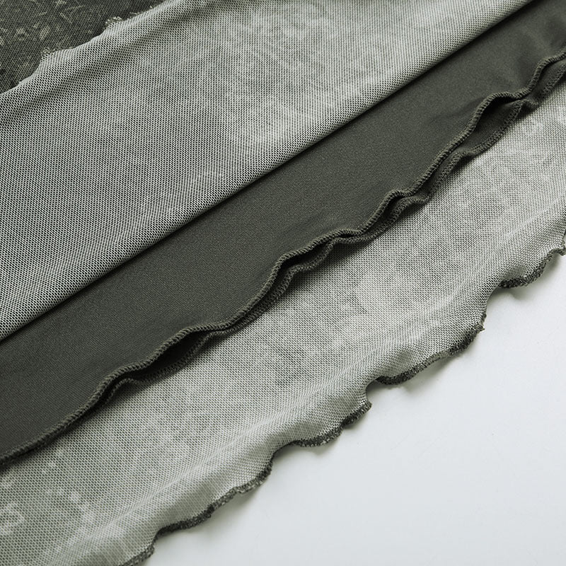 J Floral Belted Maxi Skirt