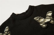 FLY Butterfly-Embroidered Knit