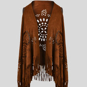 Fringed Vest Cover-Up
