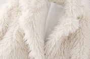Pearl White Fur Coat