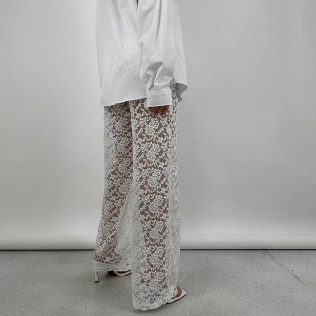 מכנס תחרה רשת דגם GO